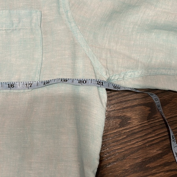 Linen Shirt (Men) in Blue - Picture 9 of 10